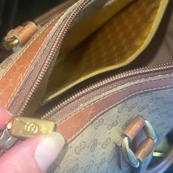 Authentic Gucci GG handbag shoulder bag or crossbody vintage purse brown tan - Picture 17 of 17